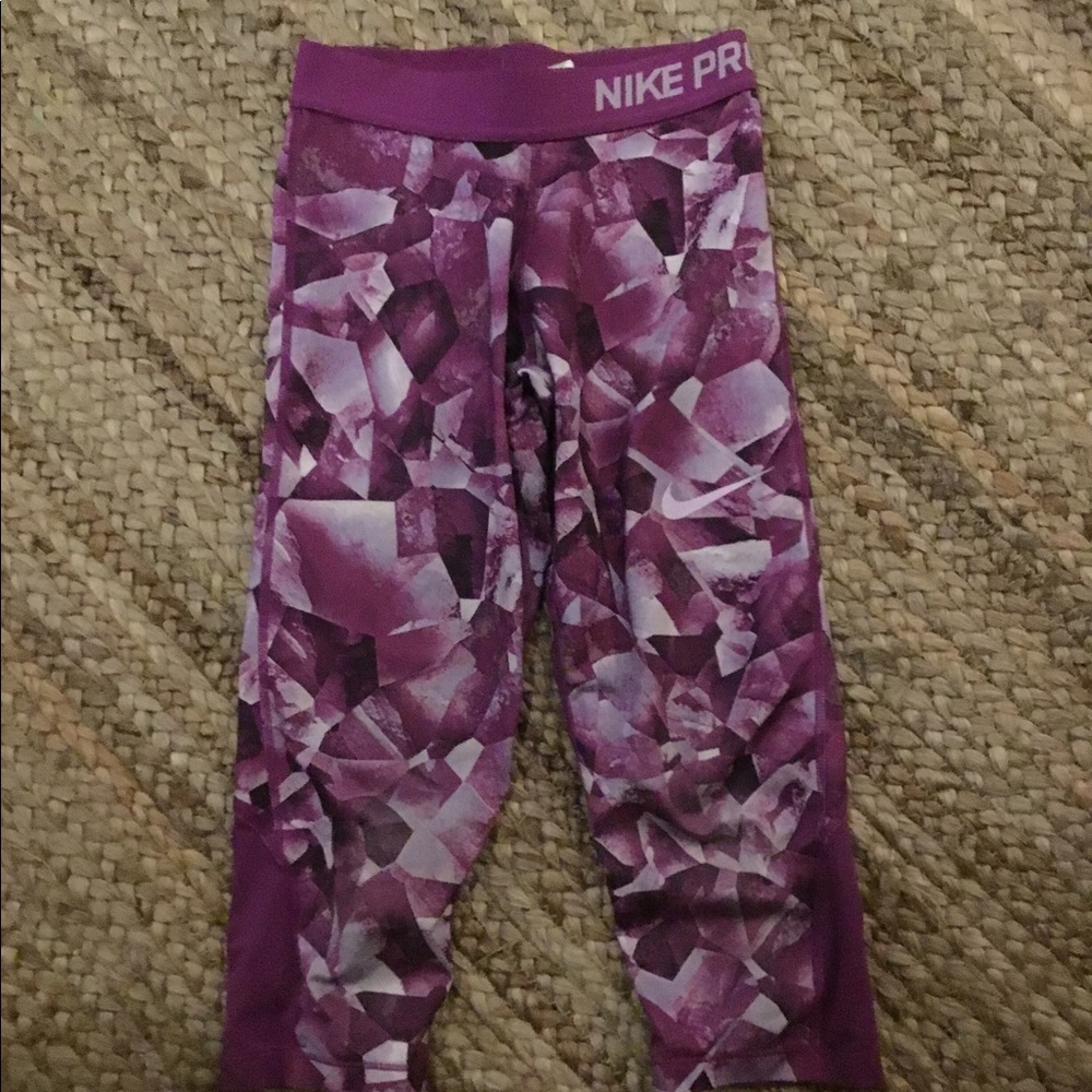 Purple Nike half pants